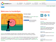 Tablet Screenshot of insidespin.com